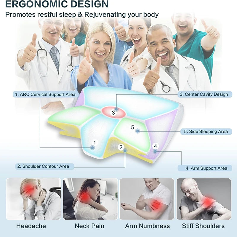 Ergonomic Contour Orthopedic Pillow