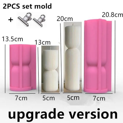 Cylindrical Tall Pillar Candle Molds