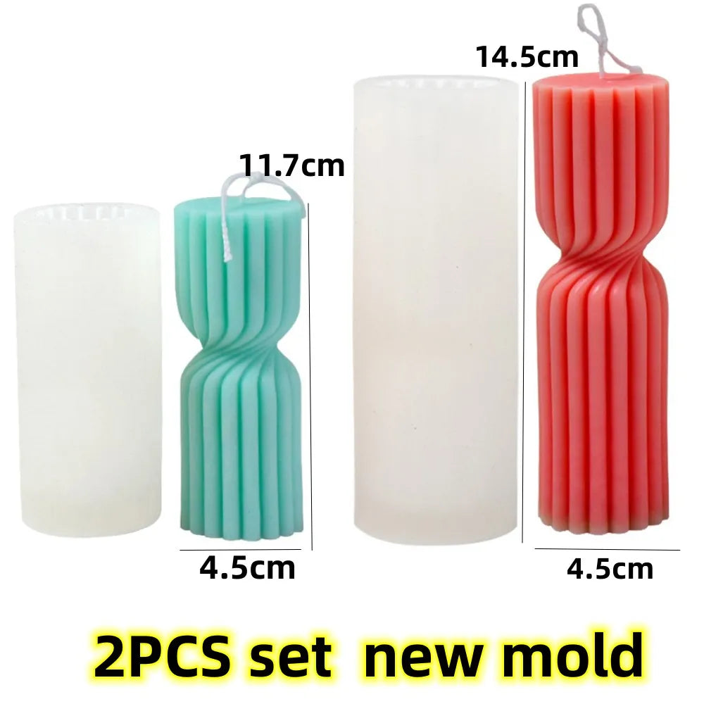 Cylindrical Tall Pillar Candle Molds