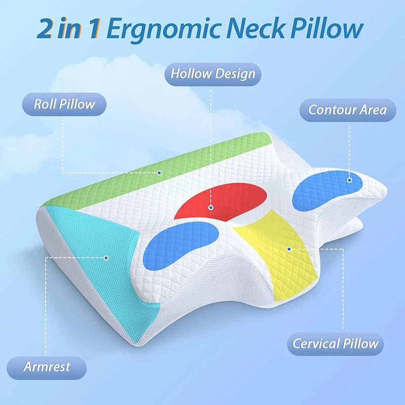 Ergonomic Contour Orthopedic Pillow