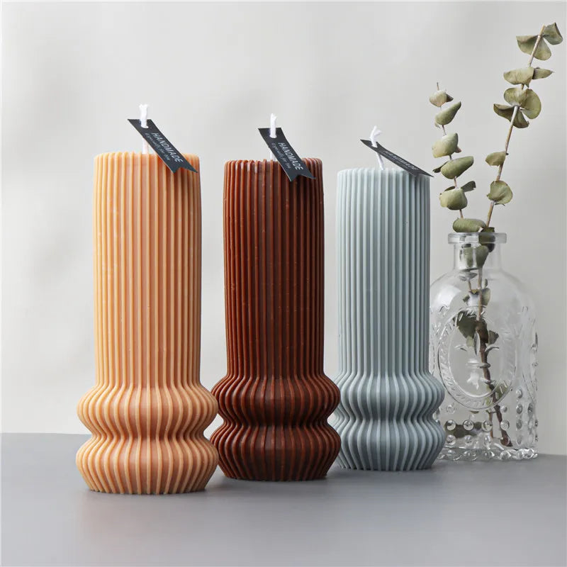 Cylindrical Tall Pillar Candle Molds