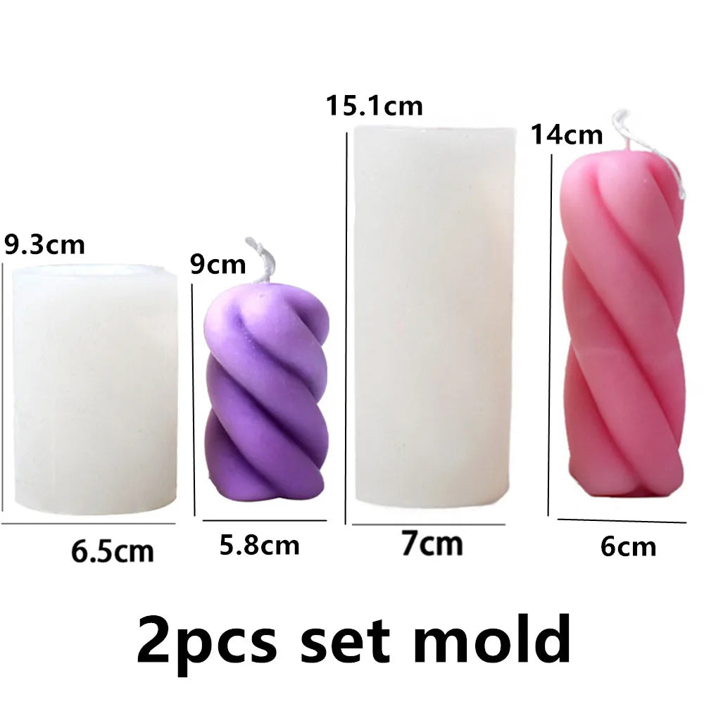 Cylindrical Tall Pillar Candle Molds